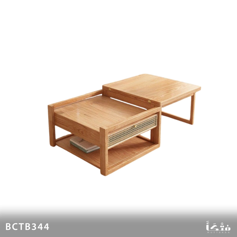 Natural Wood Multi-Use Coffee Table - BCTB344