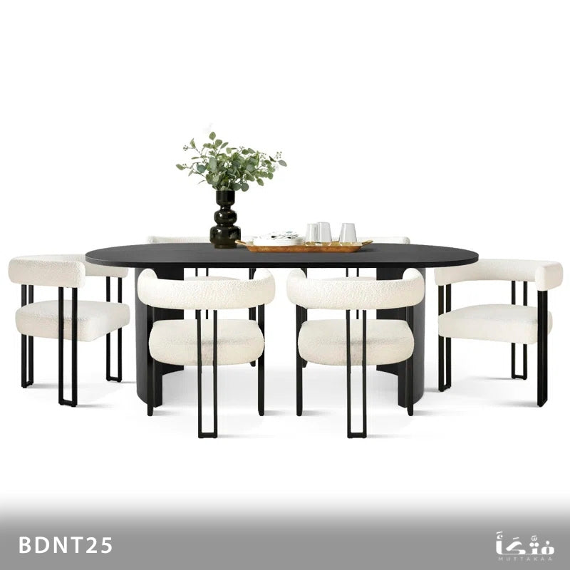 Natural Wood Dining Set - BDNT25