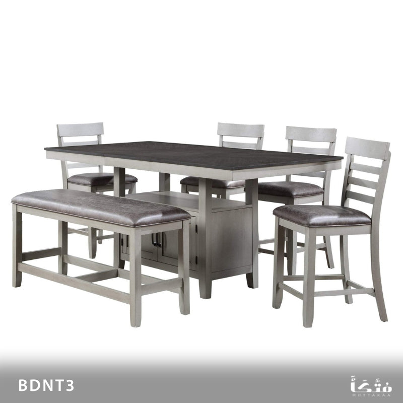 طقم سفرة 6 أفراد زان احمر - BDNT3