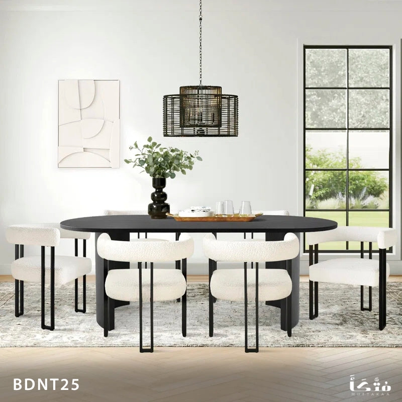 Natural Wood Dining Set - BDNT25