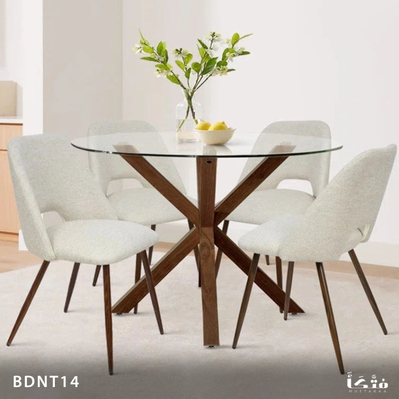 طقم سفرة دائرية 4 أفراد موسكي - BDNT14