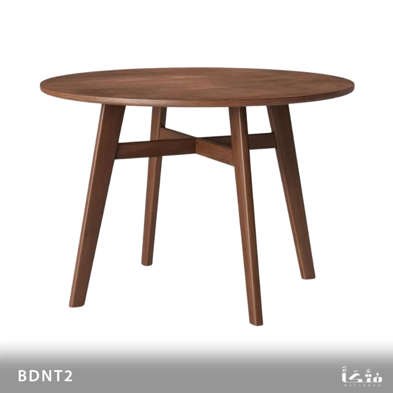 طقم سفرة دائرية 4 أفراد زان احمر - BDNT2
