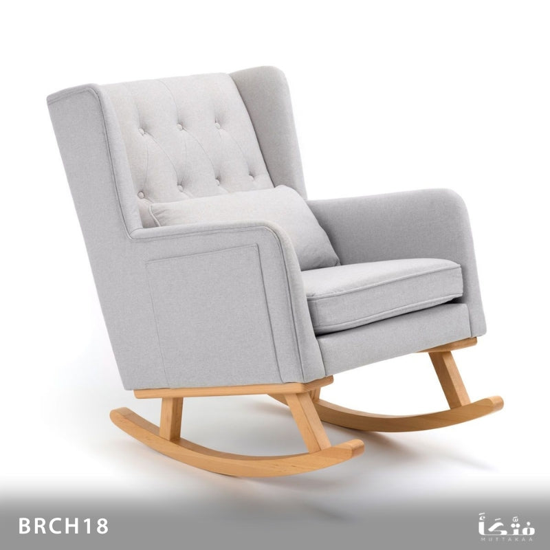 Rocking chair with pouf 40*40*45 - BRCH18