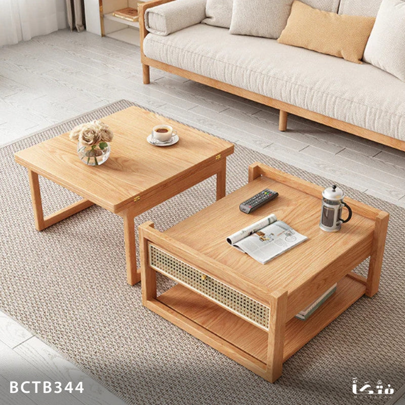 Natural Wood Multi-Use Coffee Table - BCTB344