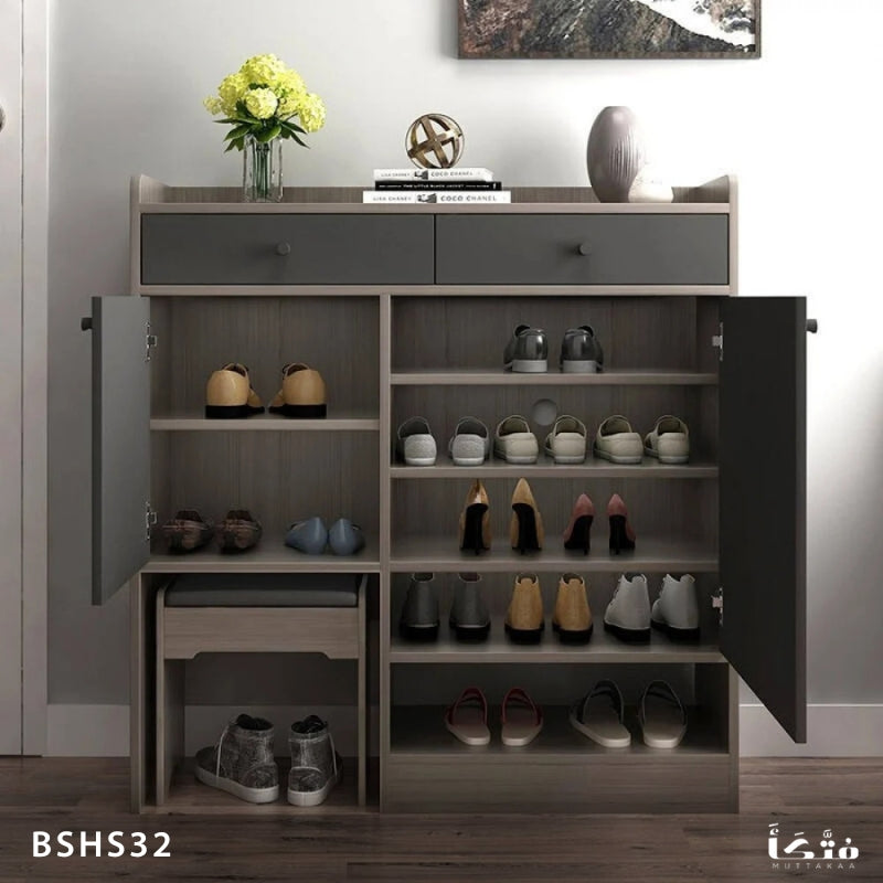 MDF Wood Shoe Rack - BSHS32