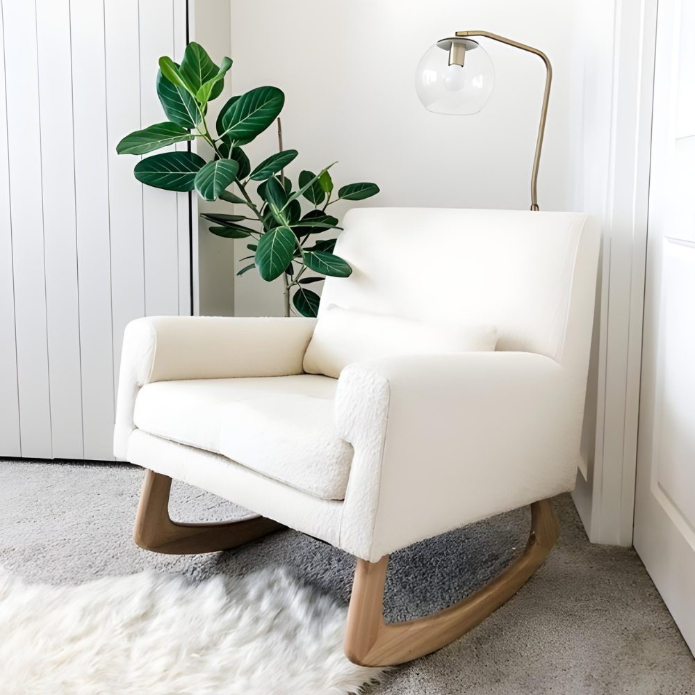Natural Wood Rocking Chair - BRCH30