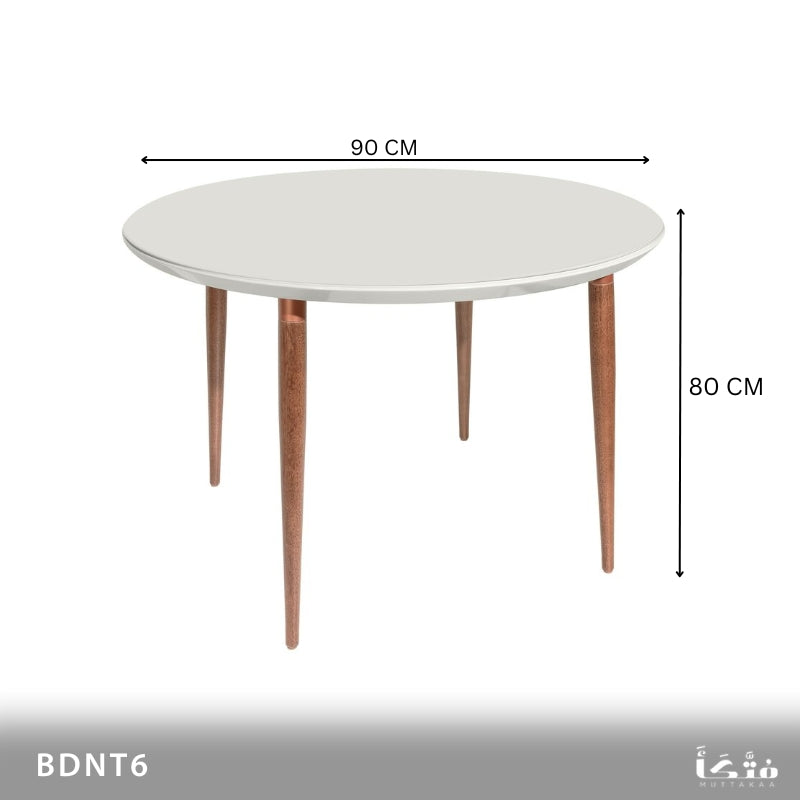 Fully Beech Circular Dining Table - BDNT6