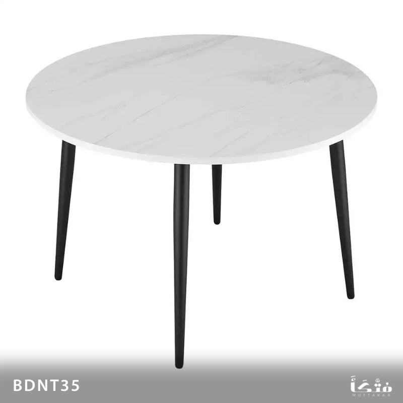 Round dining set for 4 people - Steel - BDNT35