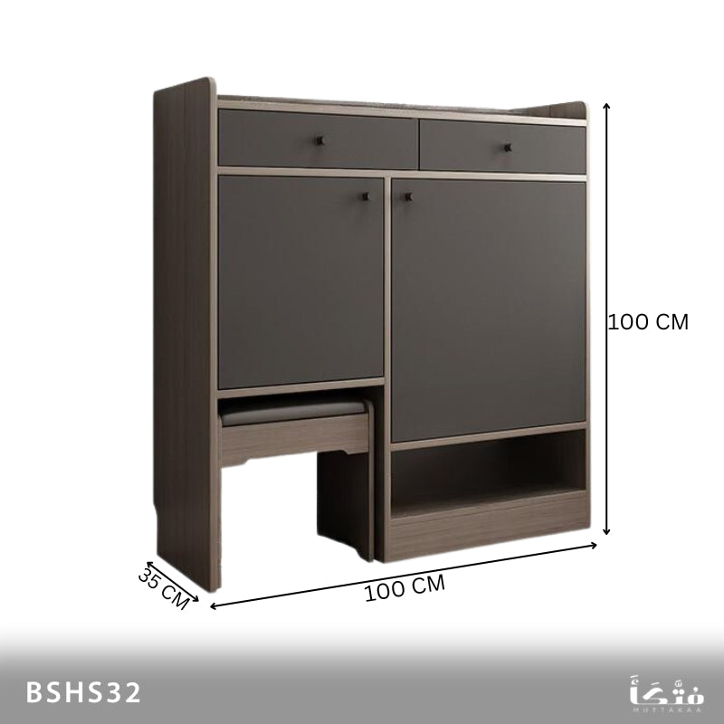 MDF Wood Shoe Rack - BSHS32