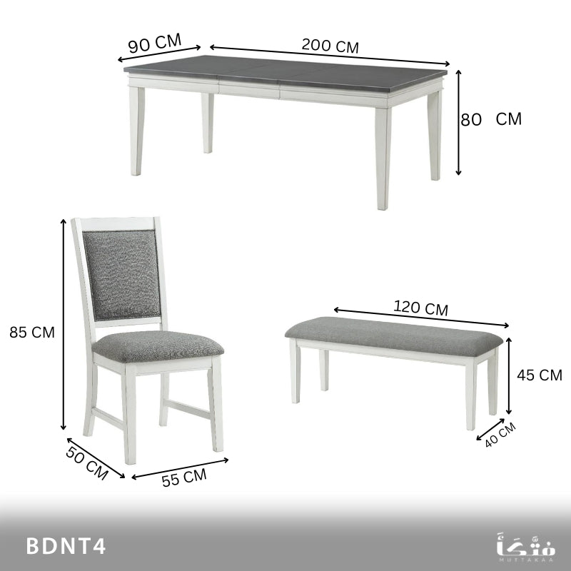 طقم سفرة6 أفراد زان احمر - BDNT4