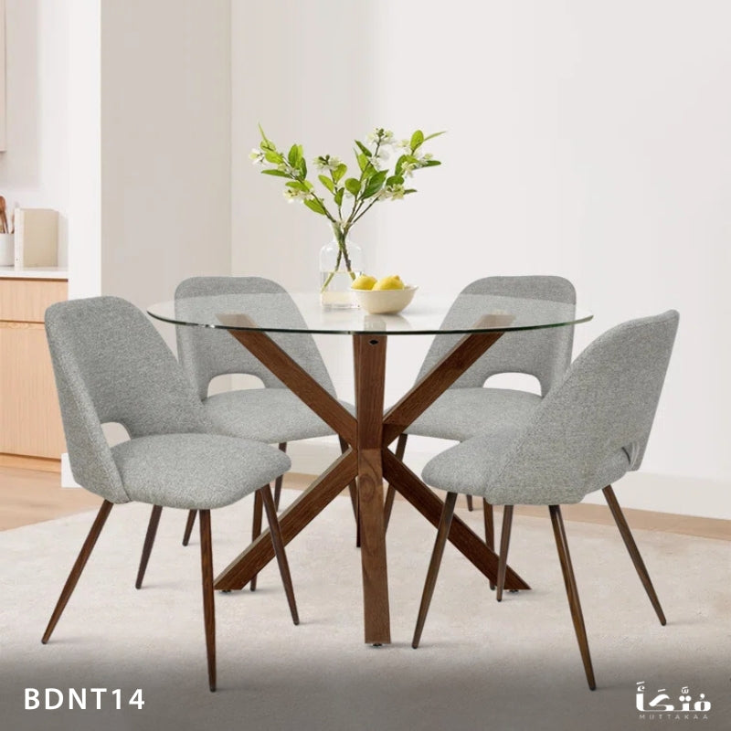 طقم سفرة دائرية 4 أفراد موسكي - BDNT14