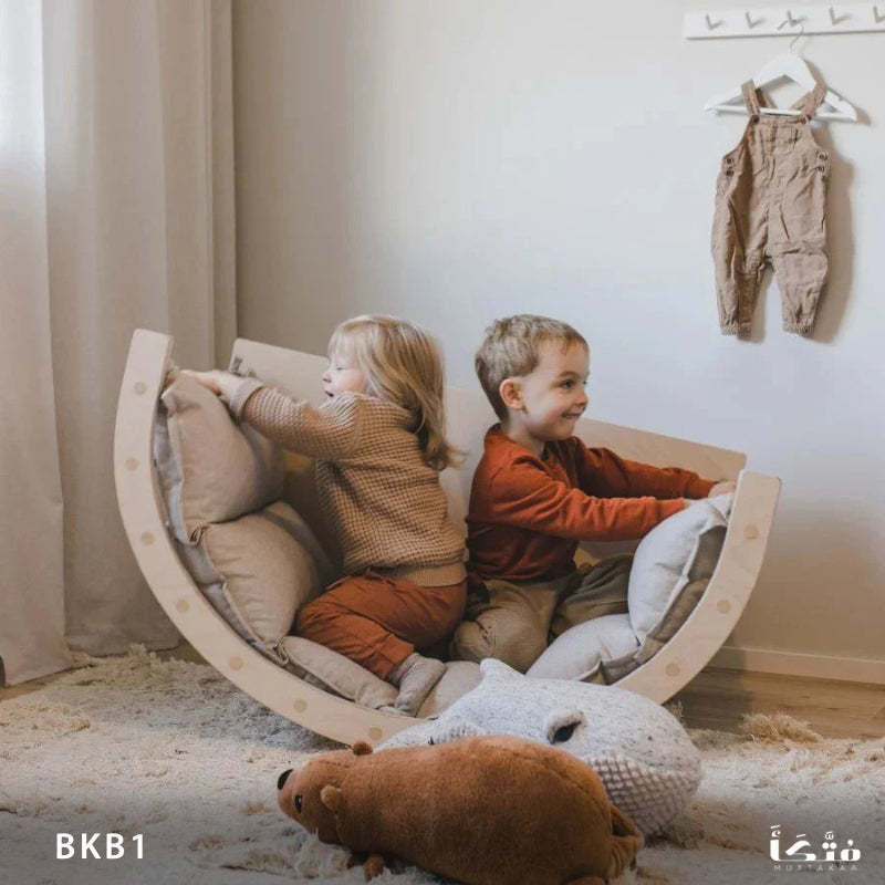 Natural Wood Baby Rocking Chair - BKB1