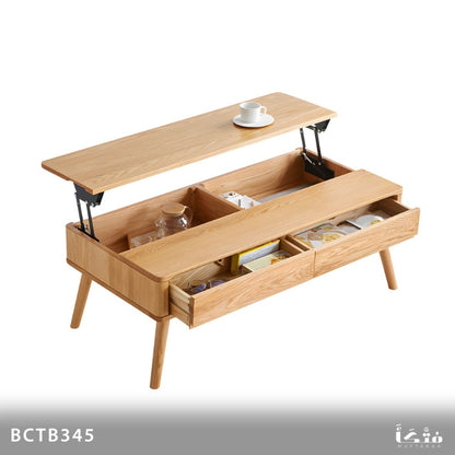 Natural Wood Coffee Table - BCTB345