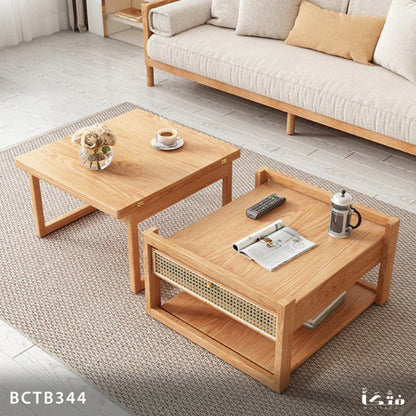 Natural Wood Multi-Use Coffee Table - BCTB344