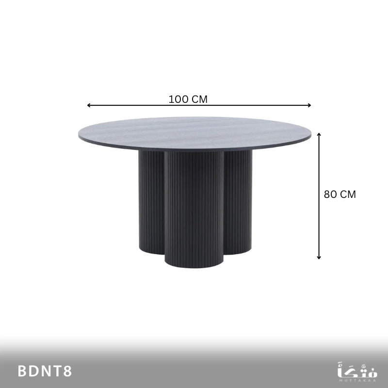 Round dining table made of plywood - BDNT8