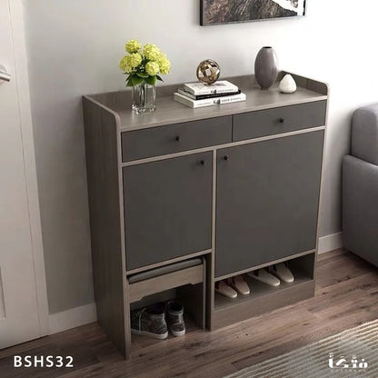 MDF Wood Shoe Rack - BSHS32