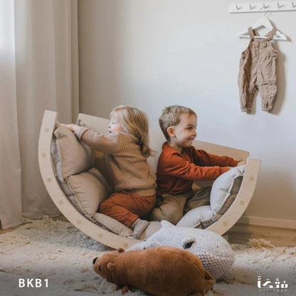 Natural Wood Baby Rocking Chair - BKB1